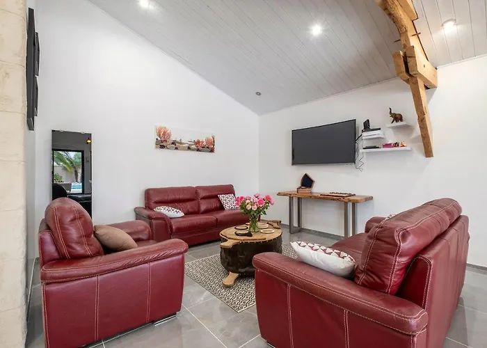 度假居 Boyard - Pour 10 Avec Piscine Privee Et Jacuzzi *